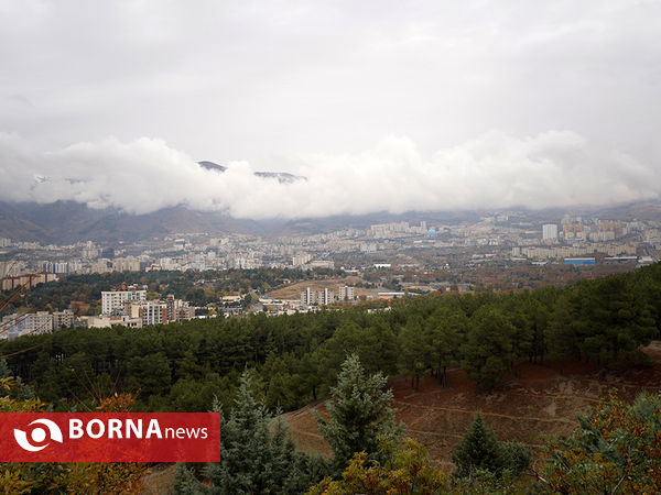 باران پاییزی تهران