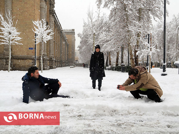 بارش برف در تهران -2