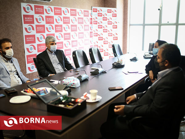 حضور رامین مهمان‌پرست در خبرگزاری برنا