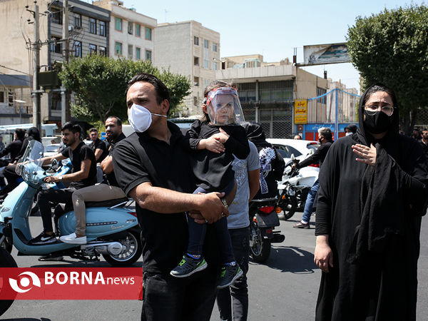 عزاداری روز تاسوعا در میدان 13 آبان