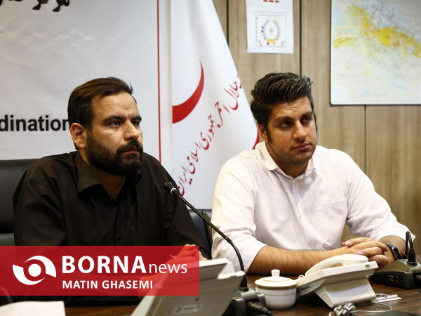 نشست خبری ویدئو کنفرانس رییس جمعیت هلال احمر در مکه مکرمه 