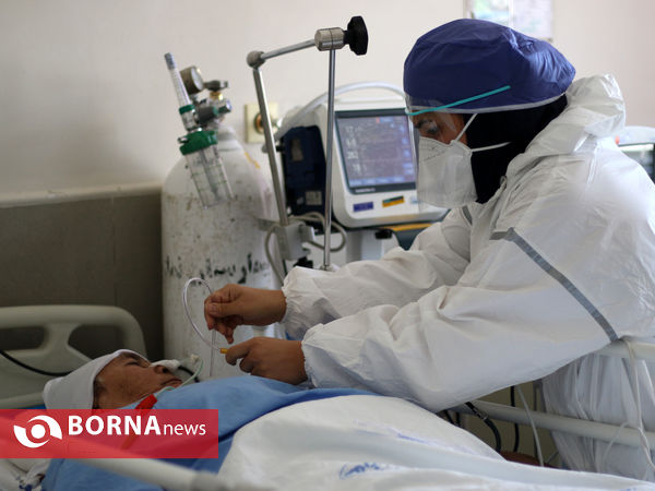 نبرد با کرونا بیمارستان نمازی شیراز