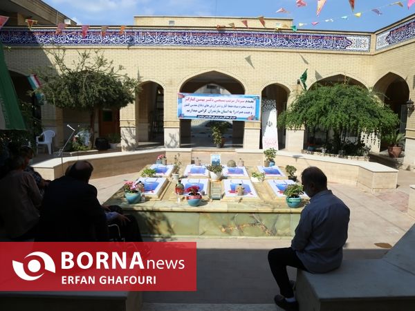 عطرافشانی یادمان شهدای گمنام ساری در هفته پارالمپیک