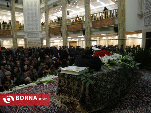 مراسم وداع با پیکر مرحوم آیت الله هاشمی شاهرودی