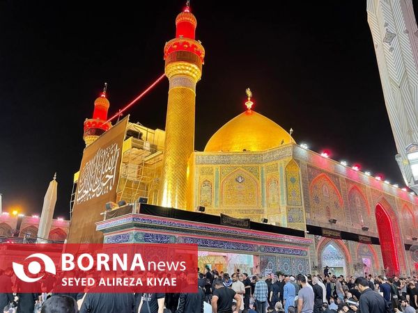 حرم حضرت علی(ع) در شب اربعین حسینی