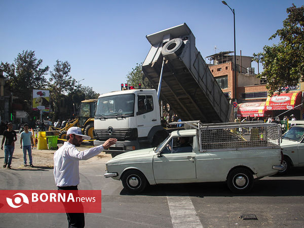 فرونشست زمین در چهار راه مولوی