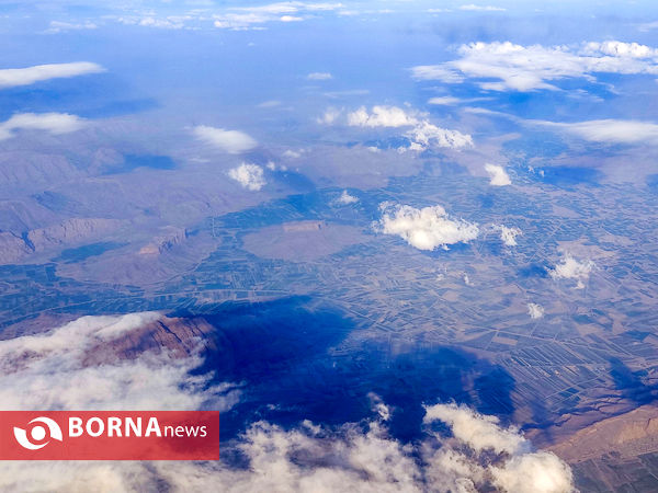 از کیش تا تهران بر فراز ابرها