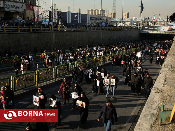 تشییع پیکر سردار شهید حاج قاسم سلیمانی در تهران