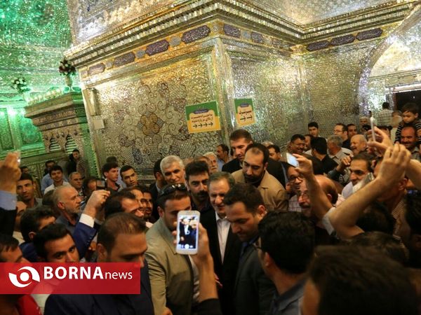 حضور جهانگیری در شاهچراغ