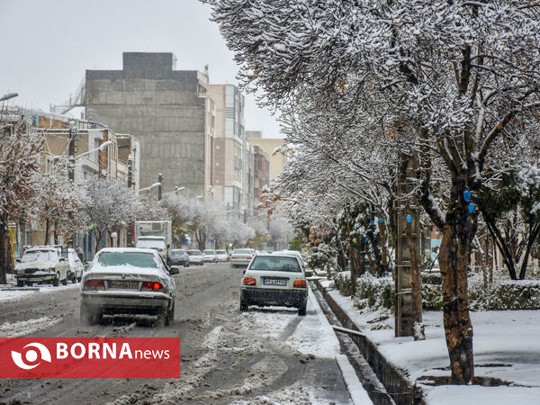 چهره زمستانی اراک در آخرین ماه پاییز