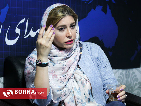 حضور فریبا نادری در خبرگزاری برنا