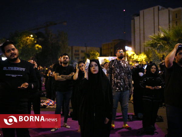 مراسم احیاء شب بیست ویکم ماه مبارک رمضان - میدان فلسطین