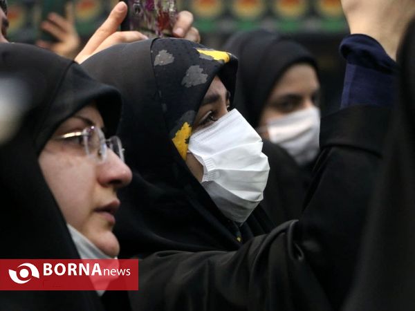 مراسم وداع با شش شهید گمنام در رشت