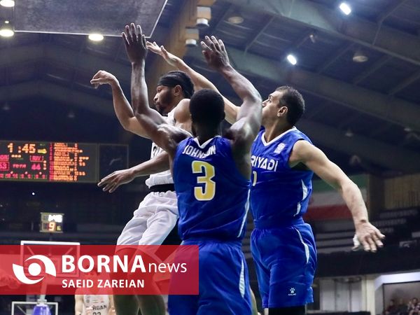 دیدار بسکتبال شهرداری گرگان - الریاضی لبنان