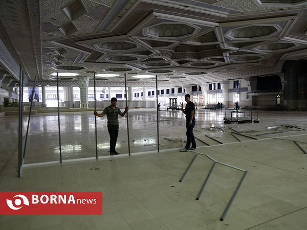 آماده سازی نمایشگاه کتاب ۹۷