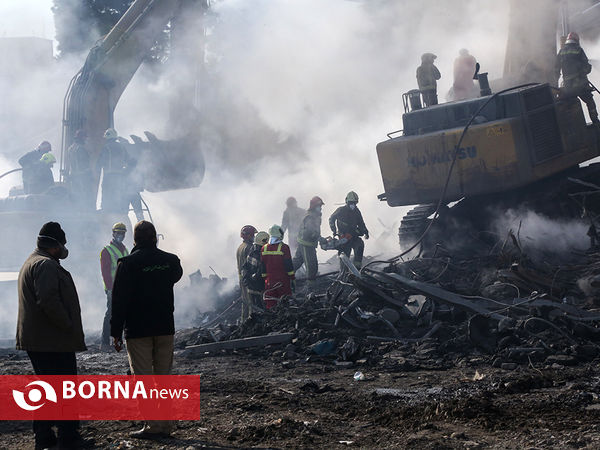 هفتمین روز حادثه پلاسکو