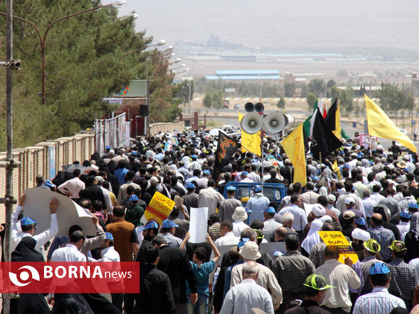 راهپیمایی روز قدس - سمنان