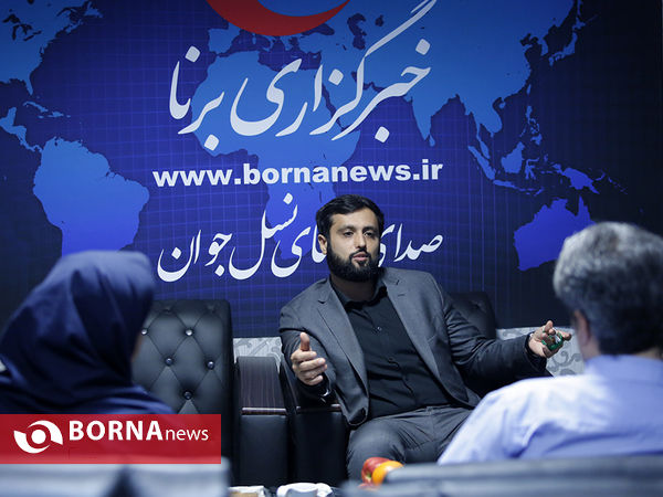 حضور عماد هاشمی رفسنجانی در خبرگزاری برنا