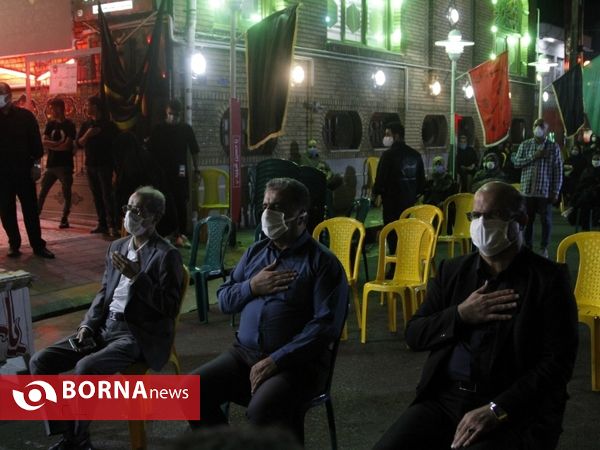 عزاداری شب هفتم محرم _ شهرستان لاهیجان
