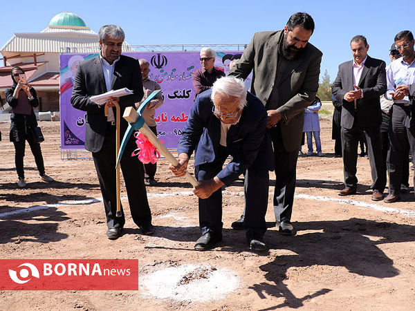 آیین کلنگ‌زنی خانه هاکی در کرمان