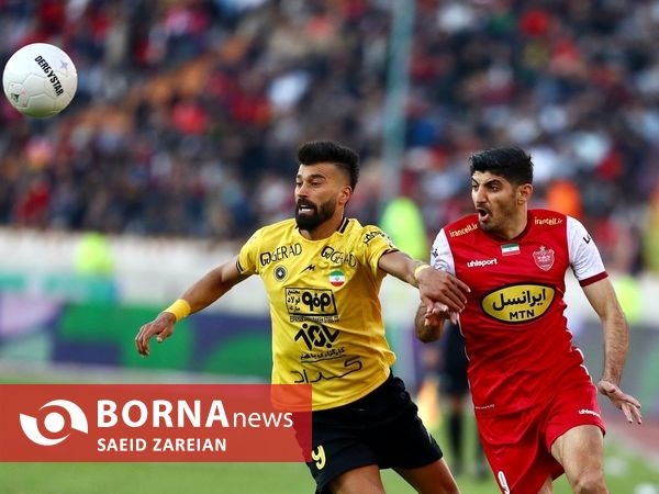 دیدار تیم های فوتبال پرسپولیس- سپاهان 