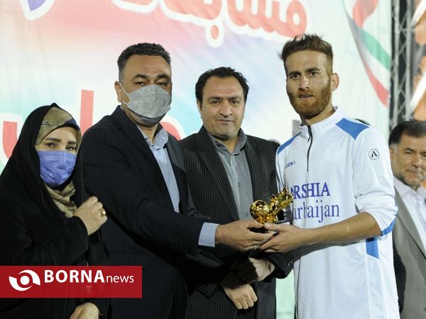جشن قهرمانی فینال لیگ بزرگسالان هیات فوتبال شهرستان قدس