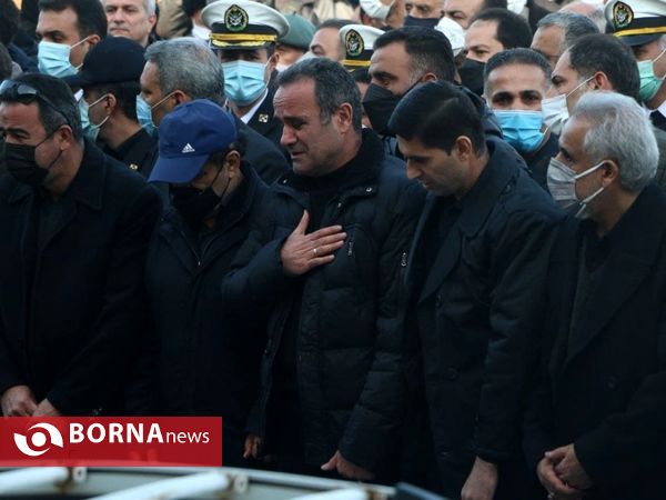 مراسم تشییع پیکر، علیرضا حسنی مقدم، مربی تیم نونهالان ملوان بندرانزلی