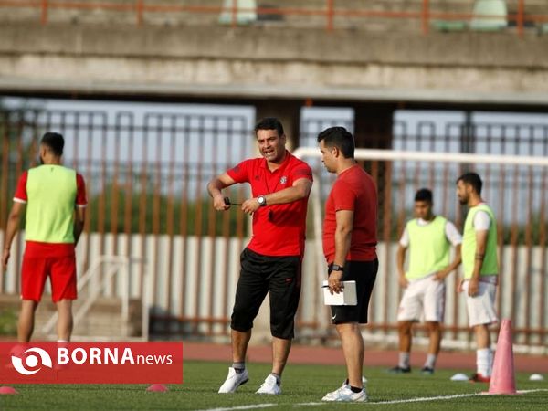 تمرینات تیم سپیدرود رشت و معارفه مدیرعامل جدید