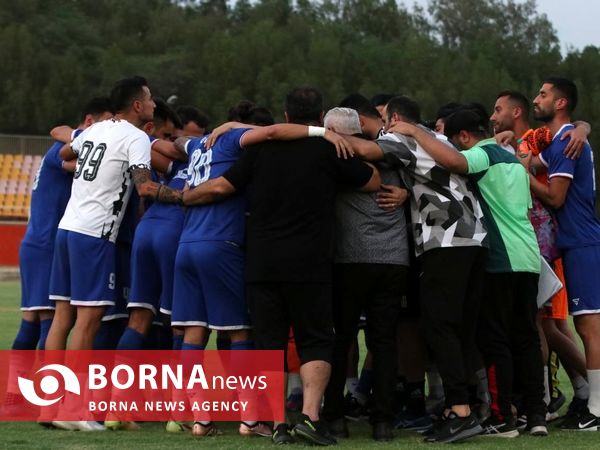 دیدار تیم های فوتبال داماش گیلان _ فولاد نوین اهواز