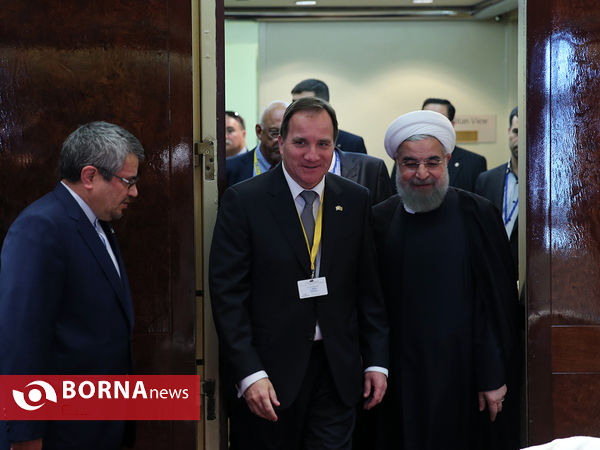دیدار رئیس جمهوری  با نخست وزیر سوئد