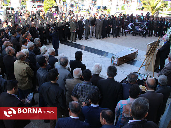 تشییع پیکر زنده یاد غلامحسن اولاد شاعر بلندآوازه در شیراز