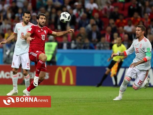 دیدار تیم های ملی فوتبال ایران - اسپانیا