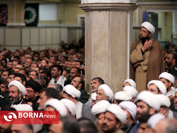 دیدار مجمع عالی فرماندهان سپاه با فرمانده کل قوا