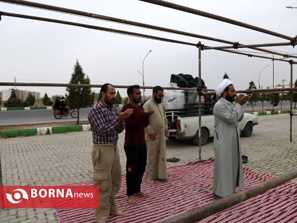 آماده سازی موکب های انتظار در قم