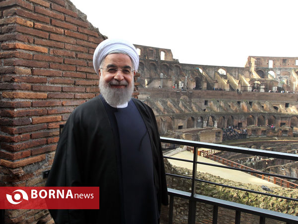 بازدید رییس جمهوری از مجموعه باستانی «کولوسئوم»