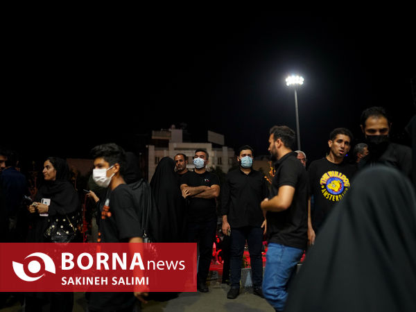 حال و هوای شب چهارم محرم در میدان تجریش