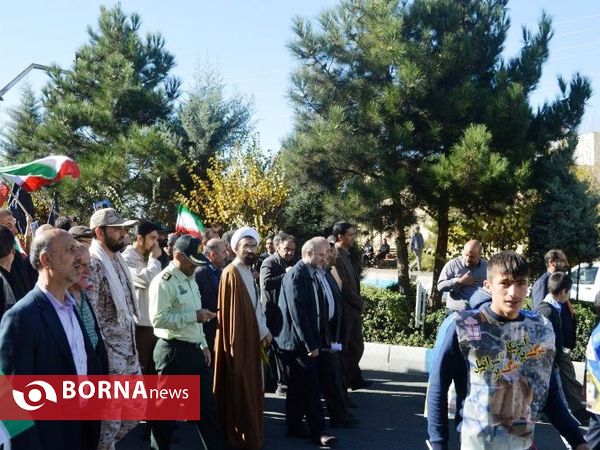 راهپیمایی 13 آبان در شهرستان پردیس