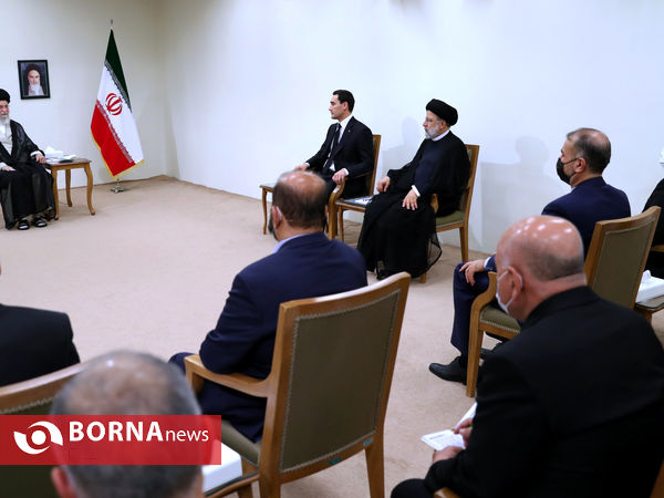 دیدار رییس‌جمهوری ترکمنستان با رهبر انقلاب