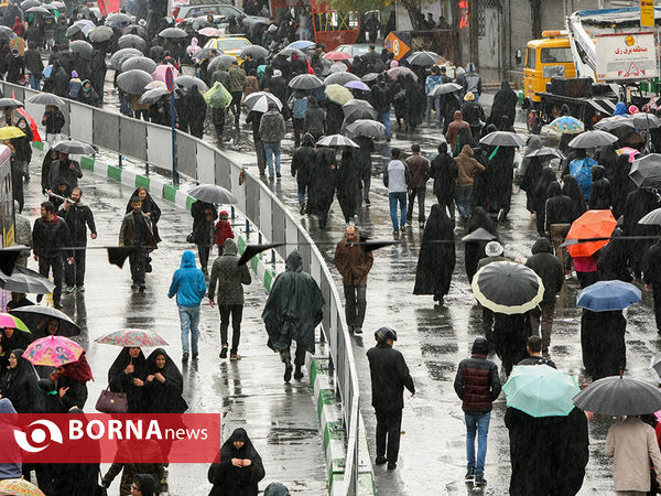 مراسم پیاده روی روز اربعین در تهران