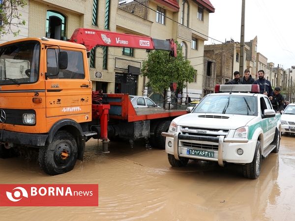 دومین روز سیلاب و آبگرفتگی در شیراز