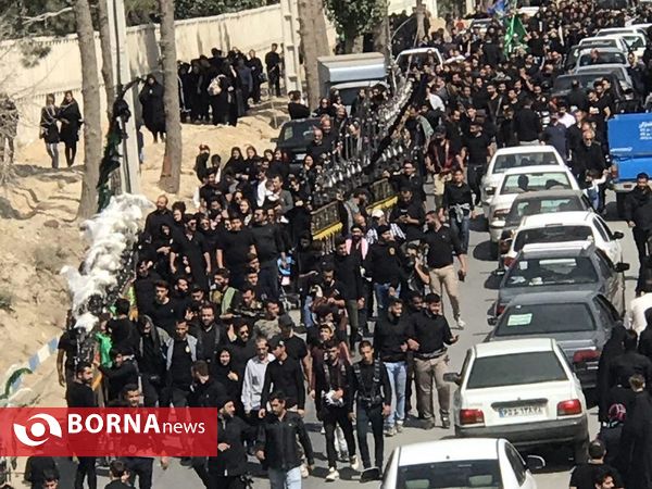 مراسم عزاداری روز عاشورا- شهر قدس