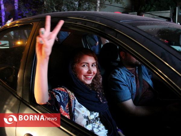 جشن و شادی مردم ایران  پس توافق هسته ایی -2