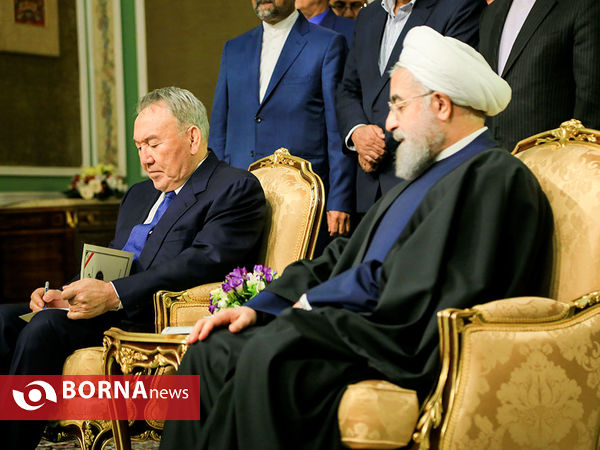 استقبال رسمی از رییس جمهور قزاقستان