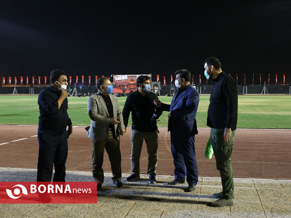 عزاداری شب پنجم محرم در استادیوم