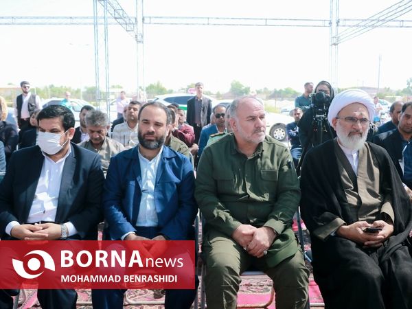 مراسم کلنگ زنی پارک 20 هکتاری خلیج فارس آبادان