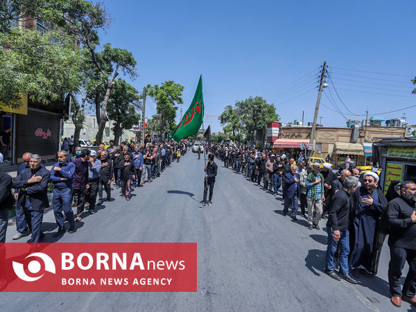 عزاداری مردم اراک در سالروز شهادت امام جعفر صادق(ع)