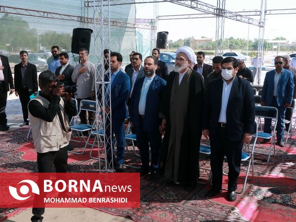 مراسم کلنگ زنی پارک 20 هکتاری خلیج فارس آبادان