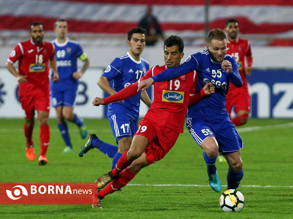 دیدار تیم های فوتبال  پرسپولیس- نسف قارشی ازبکستان