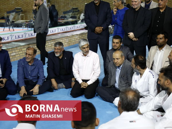 بازدید سرپرست وزارت ورزش و جوانان از اردوی تیم ملی کاراته 