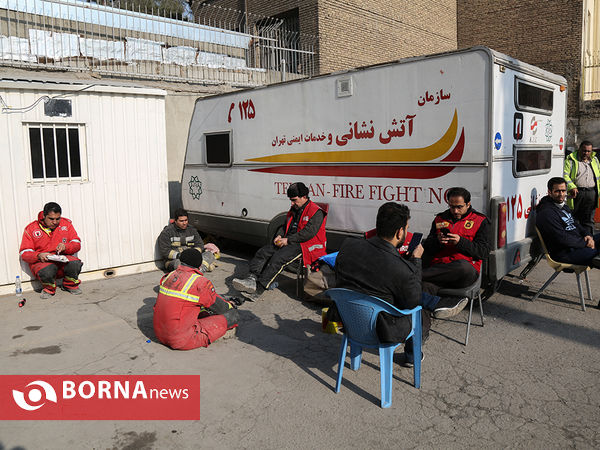 هفتمین روز حادثه پلاسکو